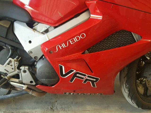 JH2RC46172M400842 - 2002 HONDA VFR800 RED photo 7