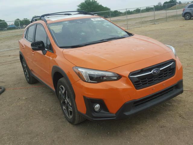 JF2GTAMC8JH232625 - 2018 SUBARU CROSSTREK ORANGE photo 1