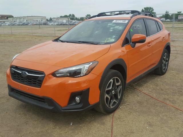 JF2GTAMC8JH232625 - 2018 SUBARU CROSSTREK ORANGE photo 2