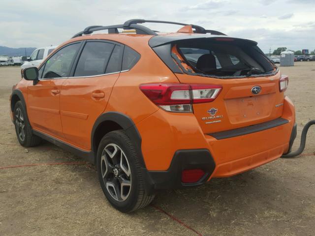 JF2GTAMC8JH232625 - 2018 SUBARU CROSSTREK ORANGE photo 3