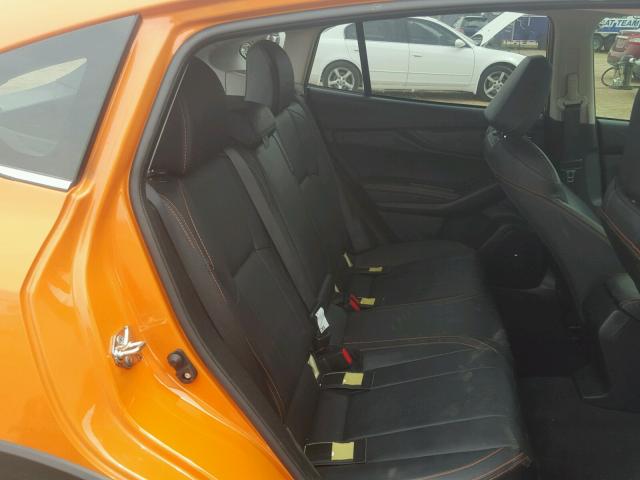 JF2GTAMC8JH232625 - 2018 SUBARU CROSSTREK ORANGE photo 6