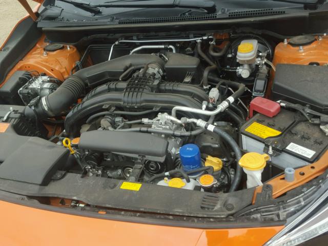 JF2GTAMC8JH232625 - 2018 SUBARU CROSSTREK ORANGE photo 7