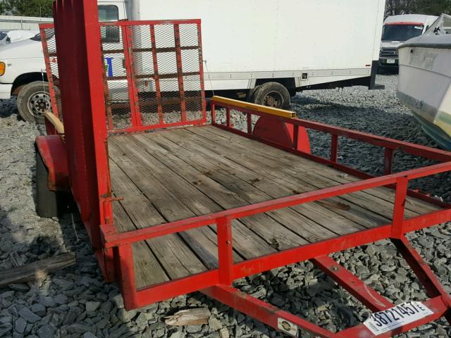 4YMUL12124G014142 - 2004 UTILITY TRAILER RED photo 1