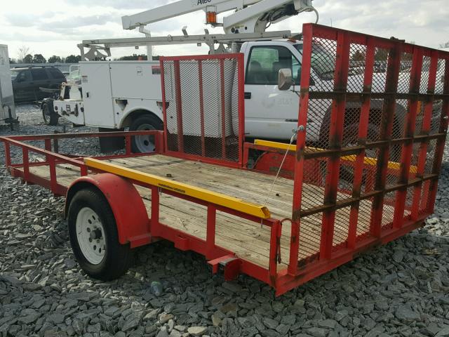 4YMUL12124G014142 - 2004 UTILITY TRAILER RED photo 3