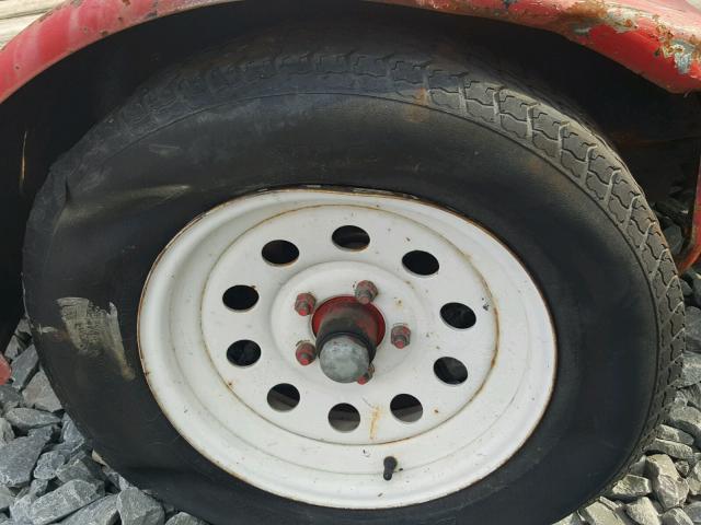 4YMUL12124G014142 - 2004 UTILITY TRAILER RED photo 8