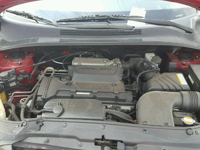 KNDJF724887506643 - 2008 KIA SPORTAGE L RED photo 7