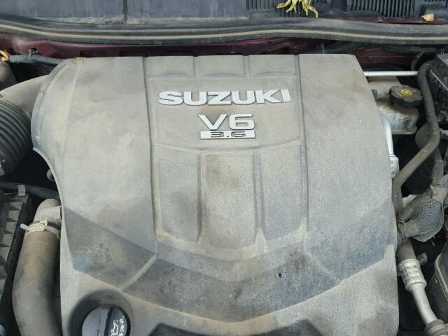 2S3DA417476124048 - 2007 SUZUKI XL7 LUXURY RED photo 7