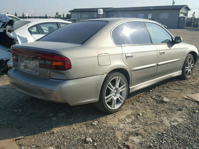 4S3BE655646201079 - 2004 SUBARU LEGACY GT GOLD photo 4