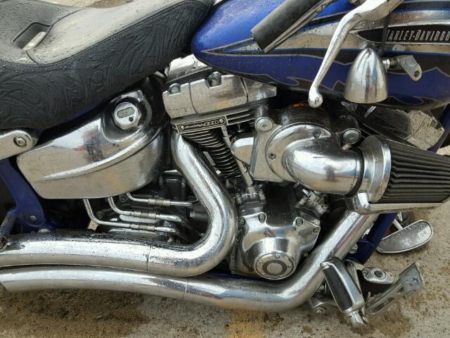 1HD1TD913EB953293 - 2014 HARLEY-DAVIDSON FXSBSE CVO BLUE photo 7