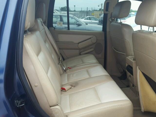 1FMEU74E66UA42114 - 2006 FORD EXPLORER E BLUE photo 6