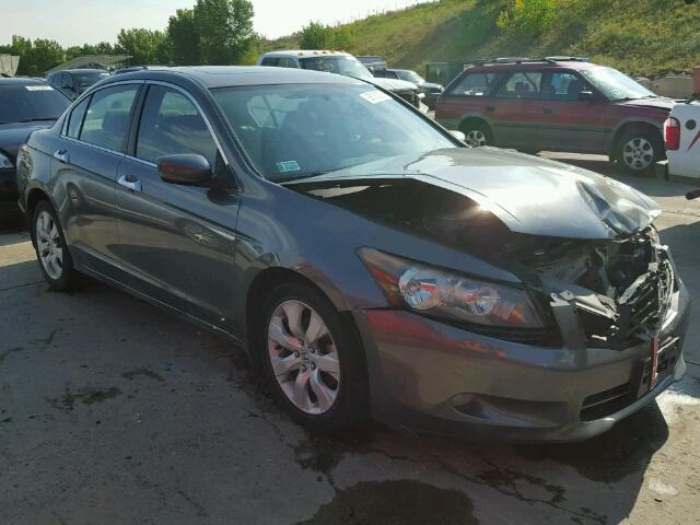 1HGCP36758A042086 - 2008 HONDA ACCORD GRAY photo 1