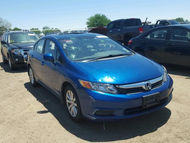2HGFB2F92CH530932 - 2012 HONDA CIVIC EXL 蓝色 照片 1