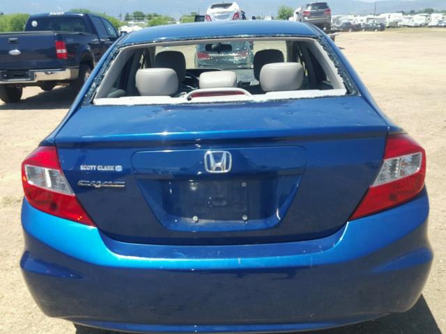 2HGFB2F92CH530932 - 2012 HONDA CIVIC EXL 蓝色 照片 9
