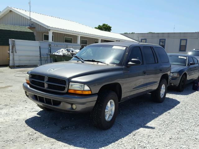 1B4HS38N32F162720 - 2002 DODGE DURANGO SP GRAY photo 2