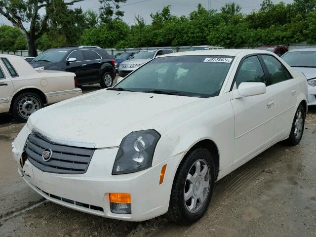 1G6DM577540141452 - 2004 CADILLAC CTS WHITE photo 2