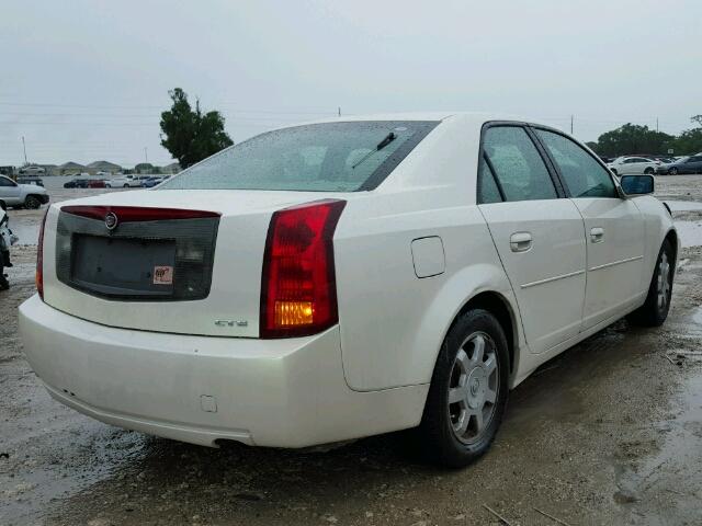 1G6DM577540141452 - 2004 CADILLAC CTS WHITE photo 4