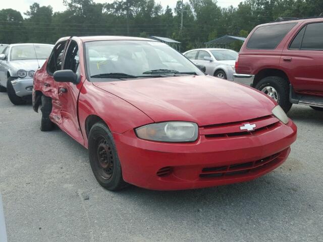 1G1JC52F737109411 - 2003 CHEVROLET CAVALIER RED photo 1