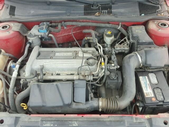 1G1JC52F737109411 - 2003 CHEVROLET CAVALIER RED photo 7