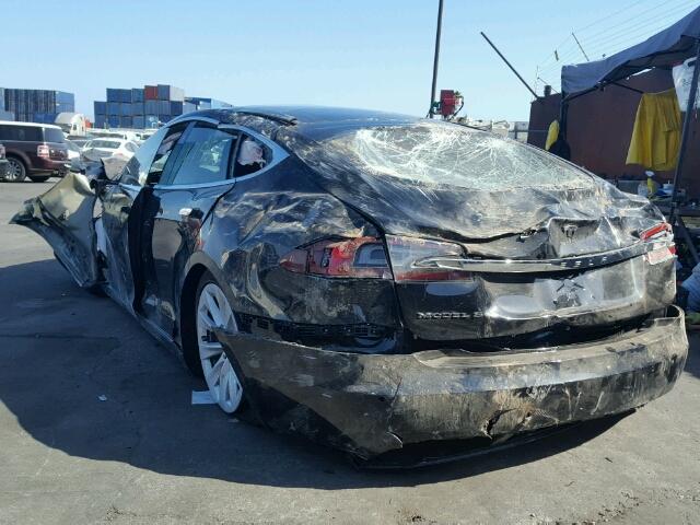 5YJSA1E22JF257167 - 2018 TESLA MODEL S BLACK photo 3