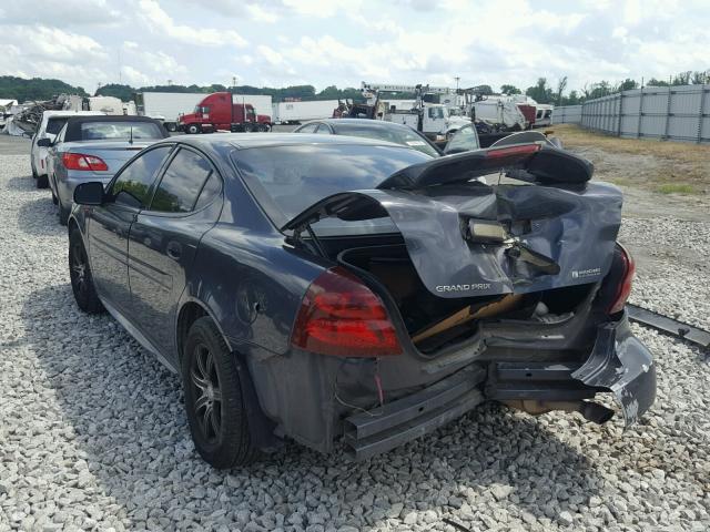 2G2WP552081118325 - 2008 PONTIAC GRAND PRIX ლურჯი ფოტო 3