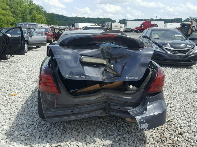 2G2WP552081118325 - 2008 PONTIAC GRAND PRIX ლურჯი ფოტო 9