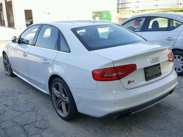 WAUBGAFL7EA093139 - 2014 AUDI S4 PREMIUM WHITE photo 3