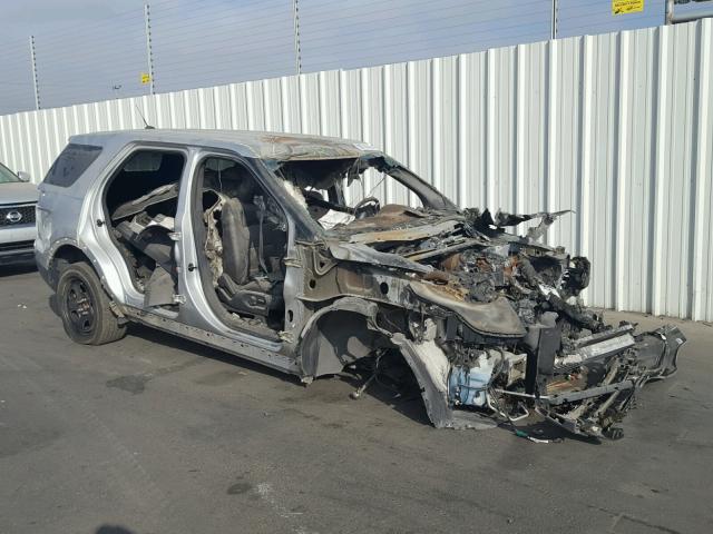 1FM5K7D97DGB20503 - 2013 FORD EXPLORER X SILVER photo 1