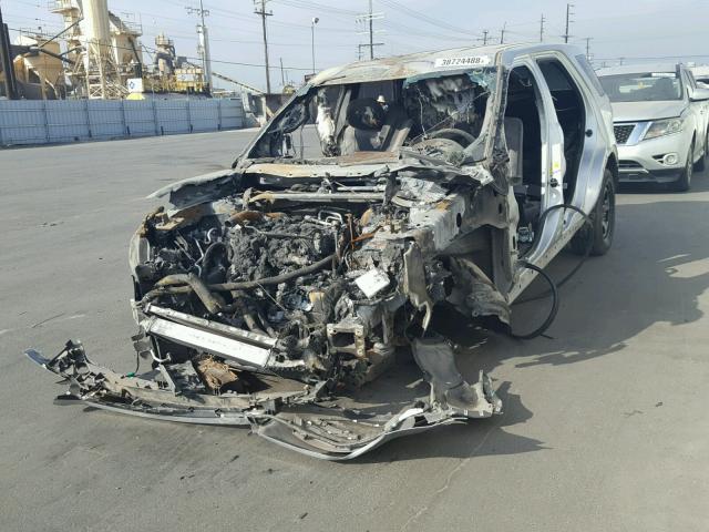 1FM5K7D97DGB20503 - 2013 FORD EXPLORER X SILVER photo 2