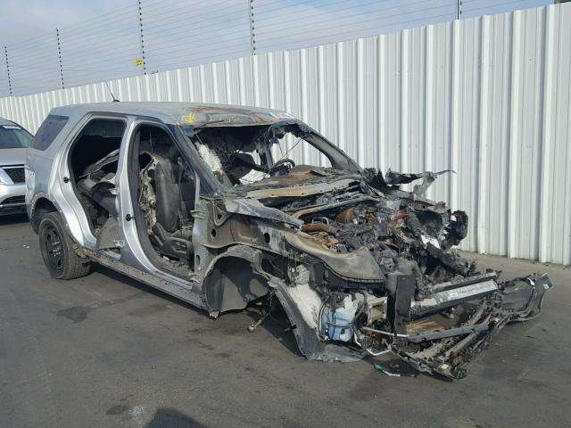 1FM5K7D97DGB20503 - 2013 FORD EXPLORER X SILVER photo 9