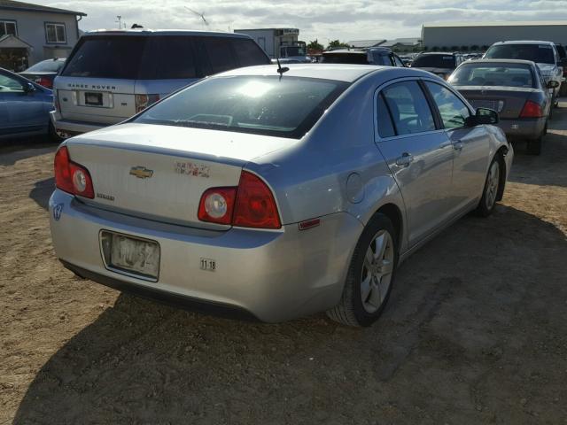 1G1ZA5EB3AF137999 - 2010 CHEVROLET MALIBU LS 银色 照片 4