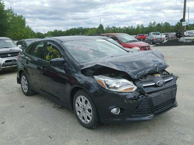 1FAHP3F22CL157529 - 2012 FORD FOCUS SE BLACK photo 1