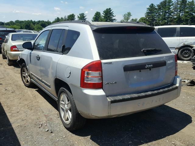 1J4FF47B19D121658 - 2009 JEEP COMPASS SP SILVER photo 3