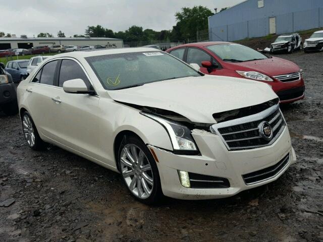 1G6AL5S37D0119382 - 2013 CADILLAC ATS PREMIU WHITE photo 1