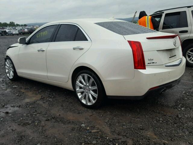 1G6AL5S37D0119382 - 2013 CADILLAC ATS PREMIU WHITE photo 3