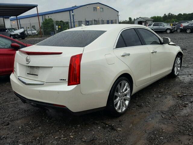 1G6AL5S37D0119382 - 2013 CADILLAC ATS PREMIU WHITE photo 4