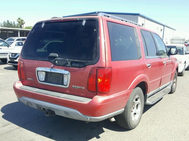 5LMEU27A5YLJ42982 - 2000 LINCOLN NAVIGATOR 红色 照片 4