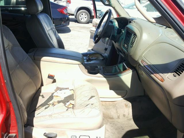 5LMEU27A5YLJ42982 - 2000 LINCOLN NAVIGATOR 红色 照片 5