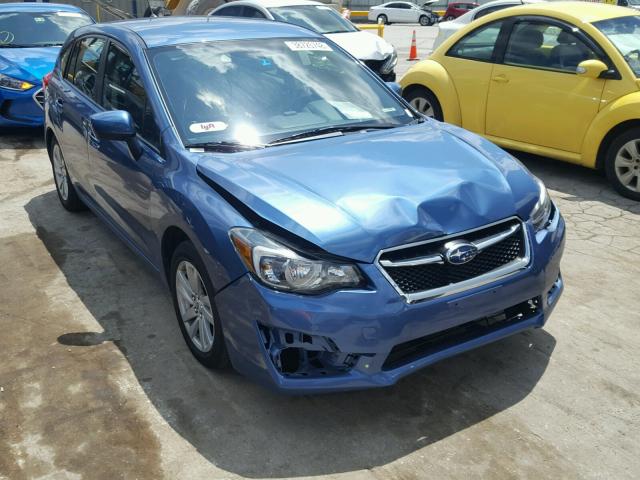 JF1GPAC63F8206302 - 2015 SUBARU IMPREZA PR BLUE photo 1