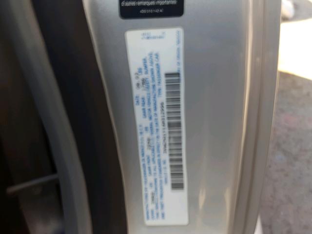 3VWCM31Y14M312996 - 2004 VOLKSWAGEN NEW BEETLE ვერცხლისფერი ფოტო 10