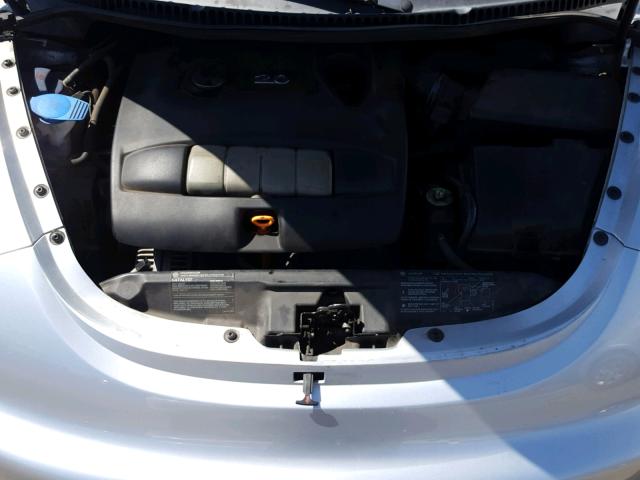 3VWCM31Y14M312996 - 2004 VOLKSWAGEN NEW BEETLE ვერცხლისფერი ფოტო 7