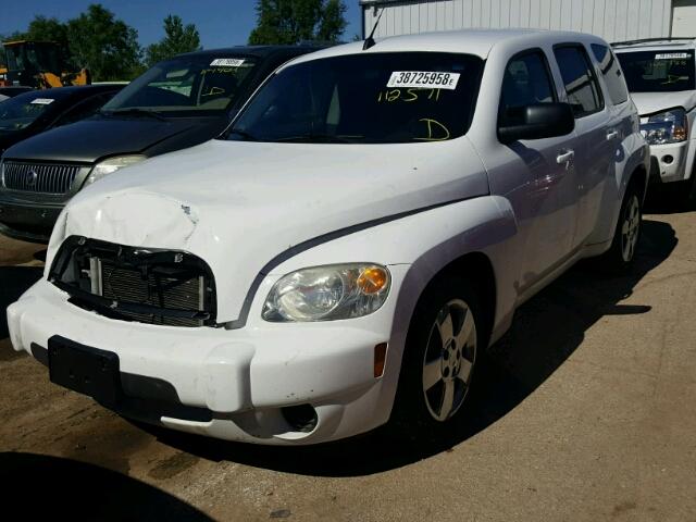 3GNBAAFW1BS558191 - 2011 CHEVROLET HHR LS WHITE photo 2