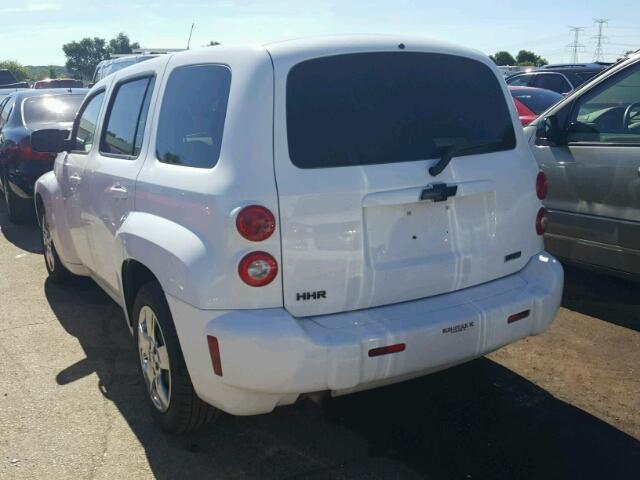 3GNBAAFW1BS558191 - 2011 CHEVROLET HHR LS WHITE photo 3