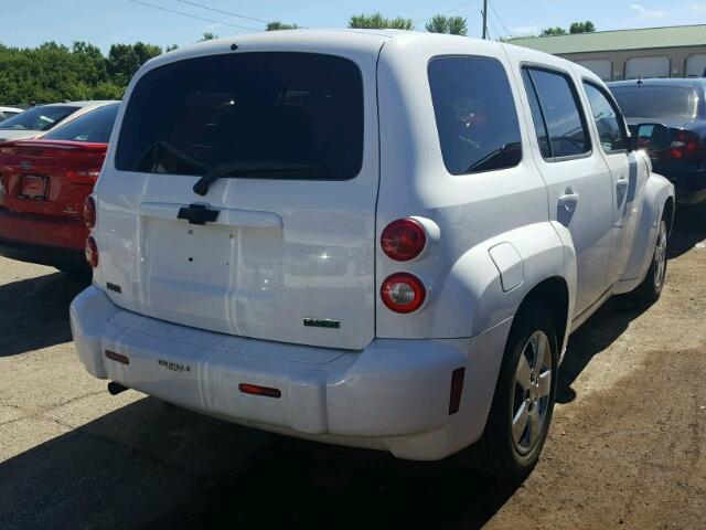3GNBAAFW1BS558191 - 2011 CHEVROLET HHR LS WHITE photo 4