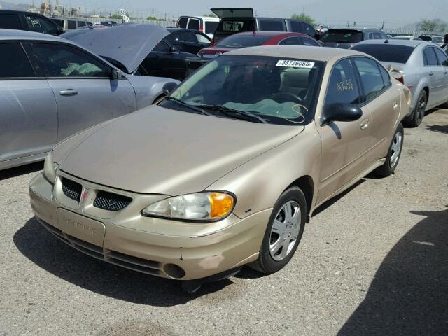 1G2NE52E25M208284 - 2005 PONTIAC GRAND AM S 金色 照片 2