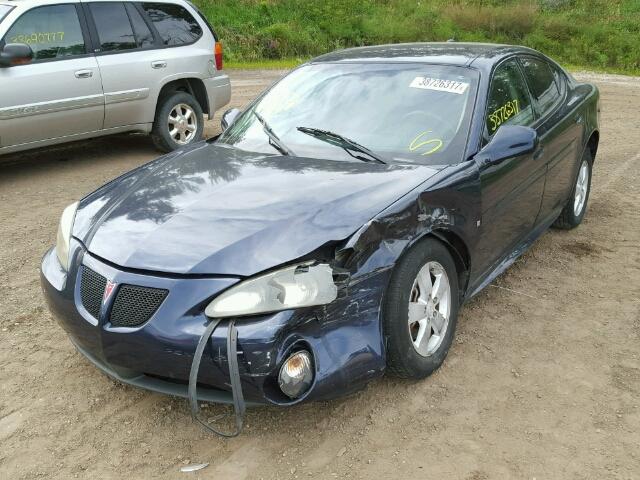 2G2WP552681165245 - 2008 PONTIAC GRAND PRIX BLUE photo 2