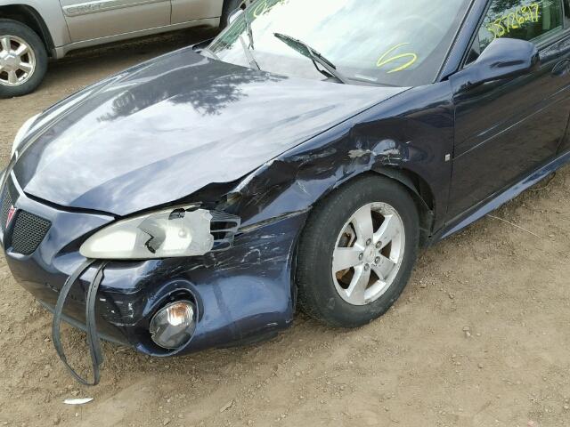 2G2WP552681165245 - 2008 PONTIAC GRAND PRIX BLUE photo 9