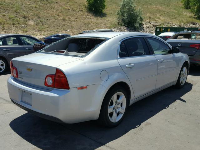 1G1ZA5EU1CF104357 - 2012 CHEVROLET MALIBU LS GRAY photo 4