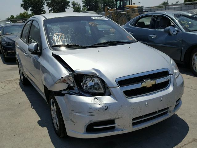 KL1TD5DE9BB246063 - 2011 CHEVROLET AVEO LS SILVER photo 1
