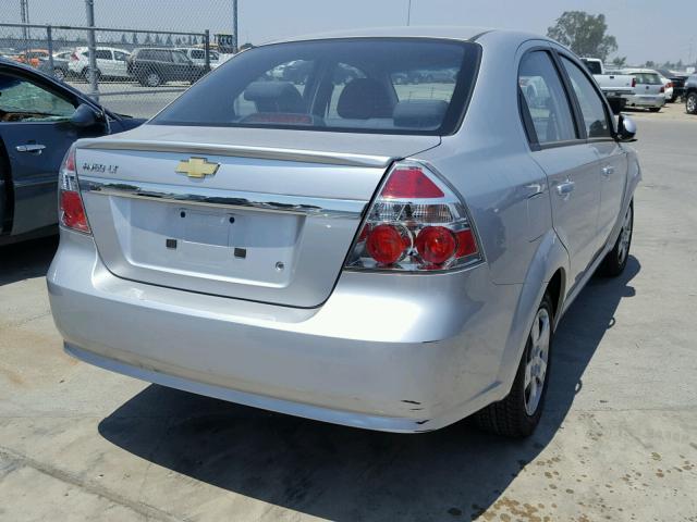 KL1TD5DE9BB246063 - 2011 CHEVROLET AVEO LS SILVER photo 4