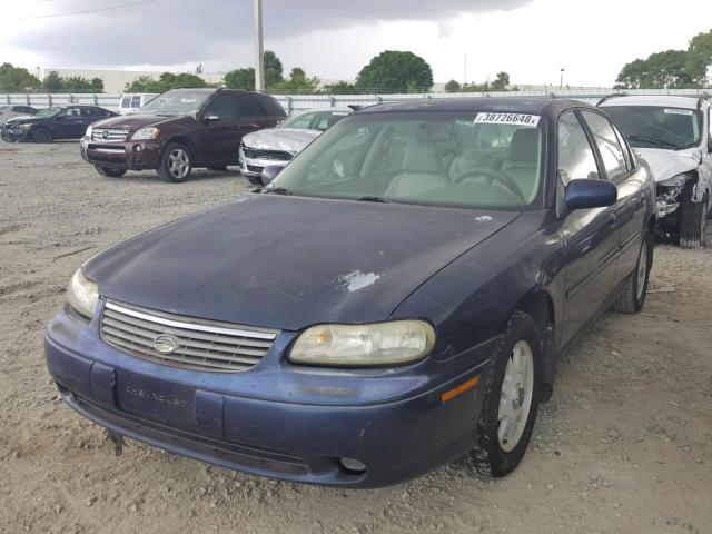 1G1NE52M1X6260587 - 1999 CHEVROLET MALIBU LS BLUE photo 2